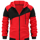 Carter | Color Block Zip-Up Hooded Jacket