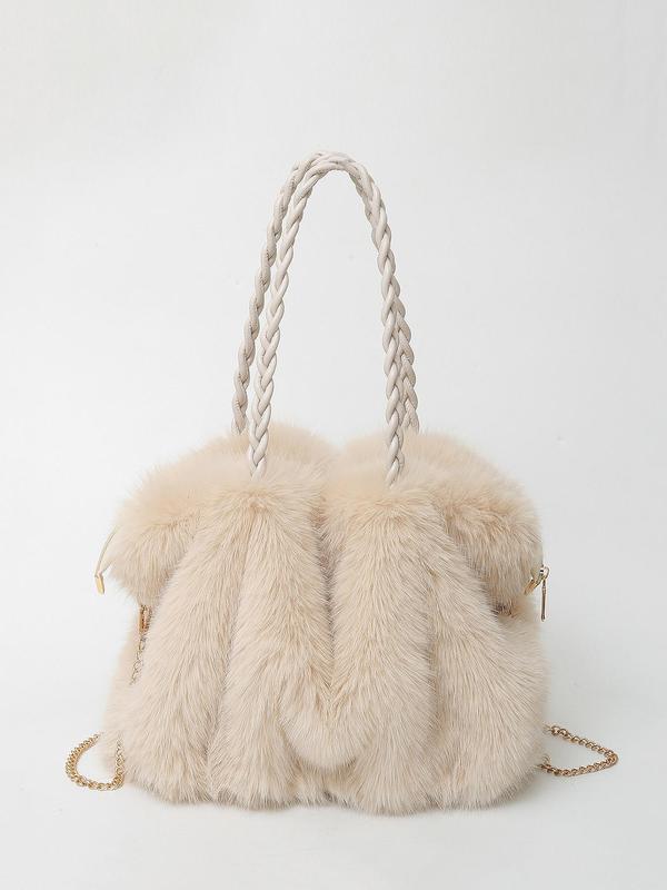 Bethany | Soft Plush Shoulder Tote
