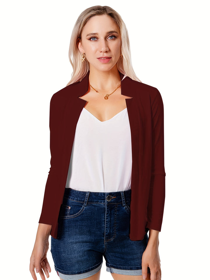 Yvonne | Open-Front Longline Jacket
