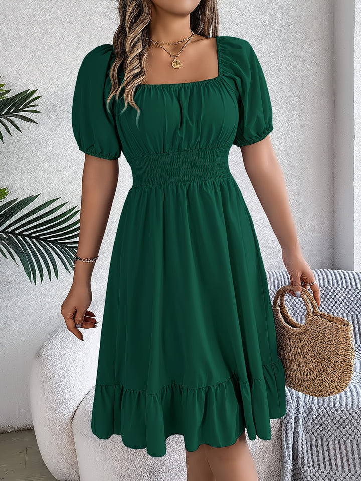 Lorraine | Square Neck A-Line Dress