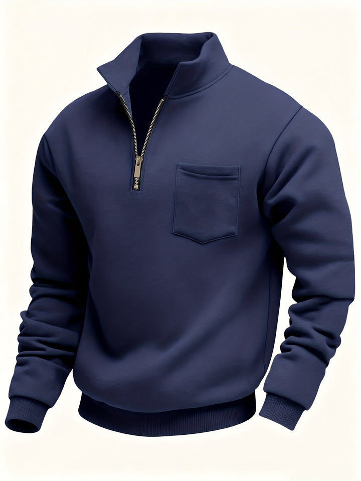 Donovan | Half-Zip Stand-Collar Pullover