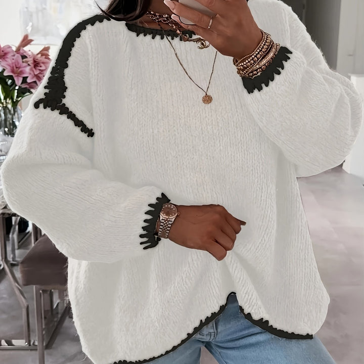 Cressida | Relaxed Boat Neck Sweater