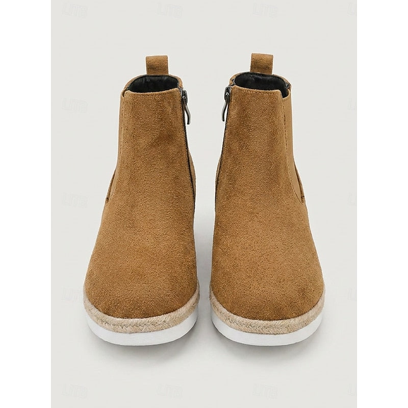 Marjorie | Wedge Chelsea Ankle Boots
