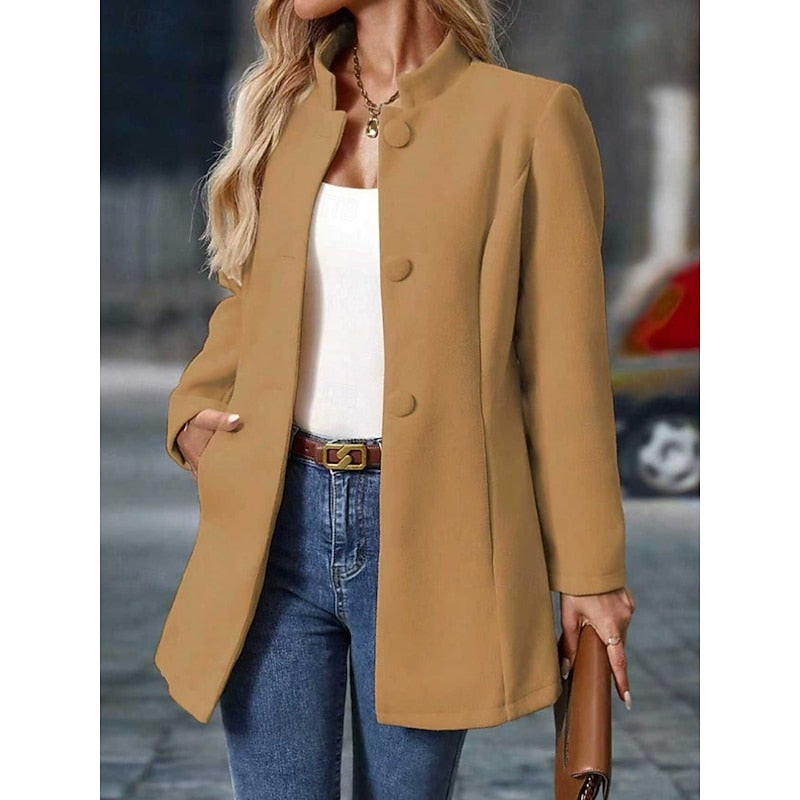 Adrienne | Stand-Collar Coat
