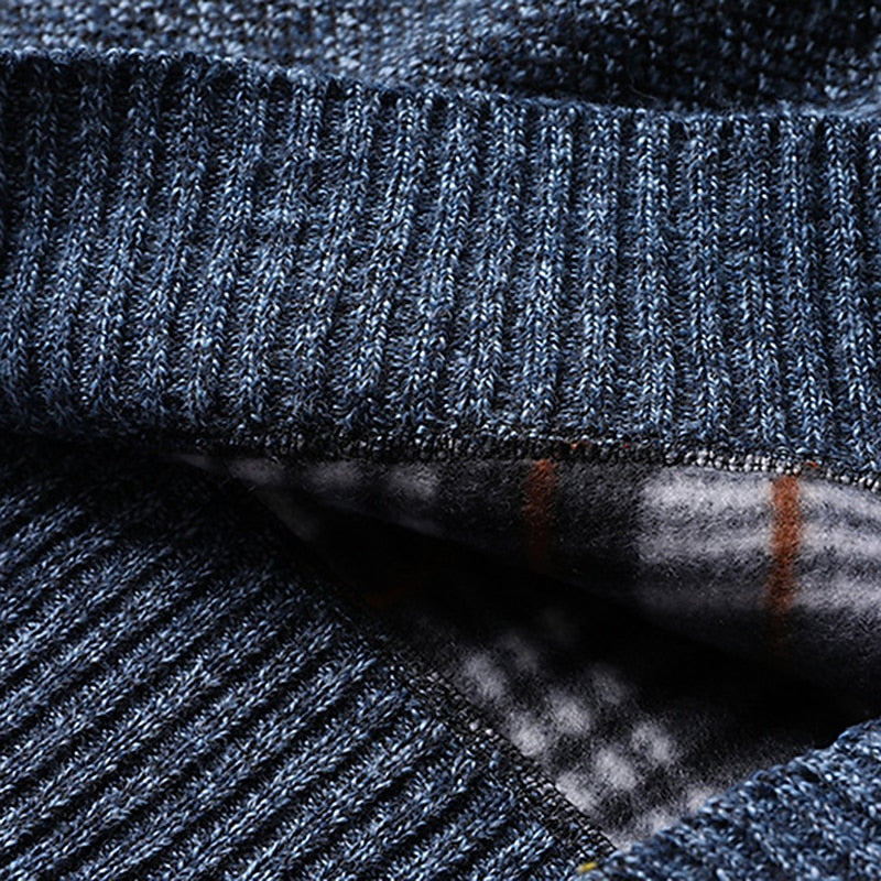 Gareth | Quarter-Zip Stand Collar Sweater