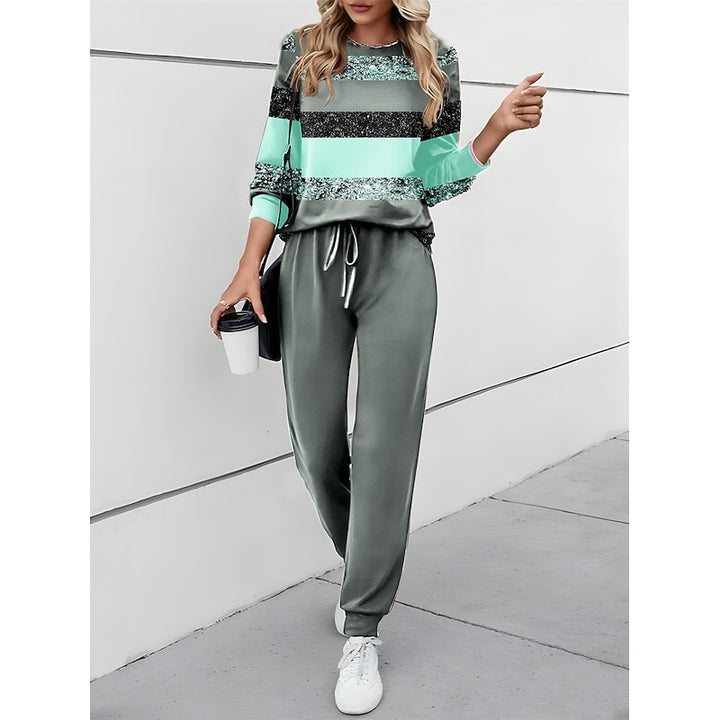 Helena | Relaxed Color-Block Two-Piece Set