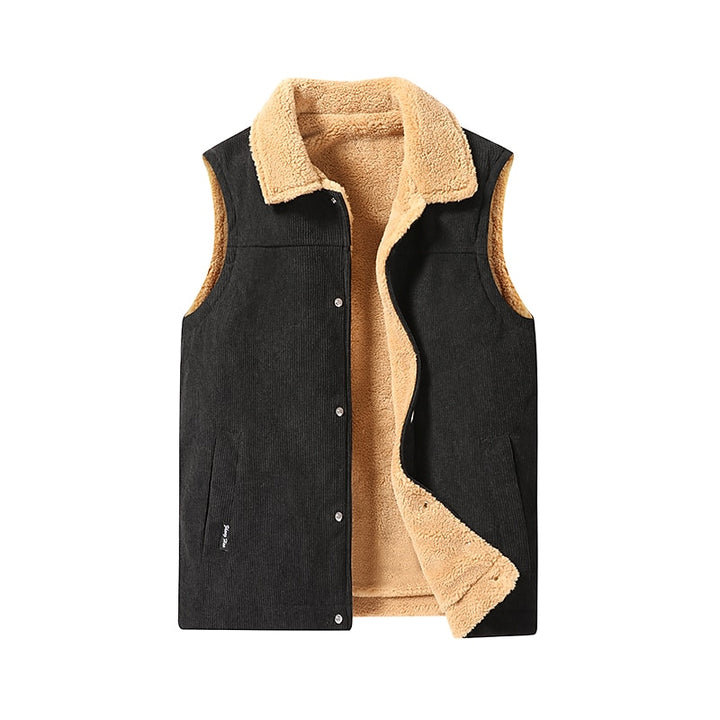 Thaddeus | Cozy Button-Front Gilet