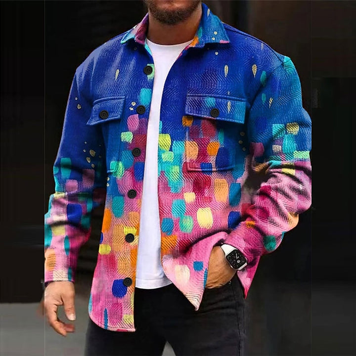 Vincent | Bold Patterned Overshirt