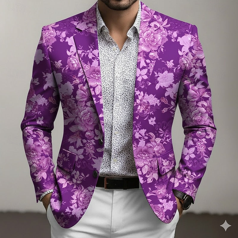 Nicholas | Floral Print Tailored Blazer