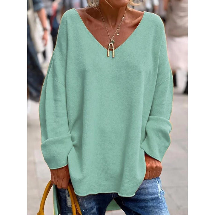 Camille | Relaxed V-Neck Pullover