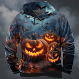 Sebastian | Halloween Pumpkin Graphic Hoodie