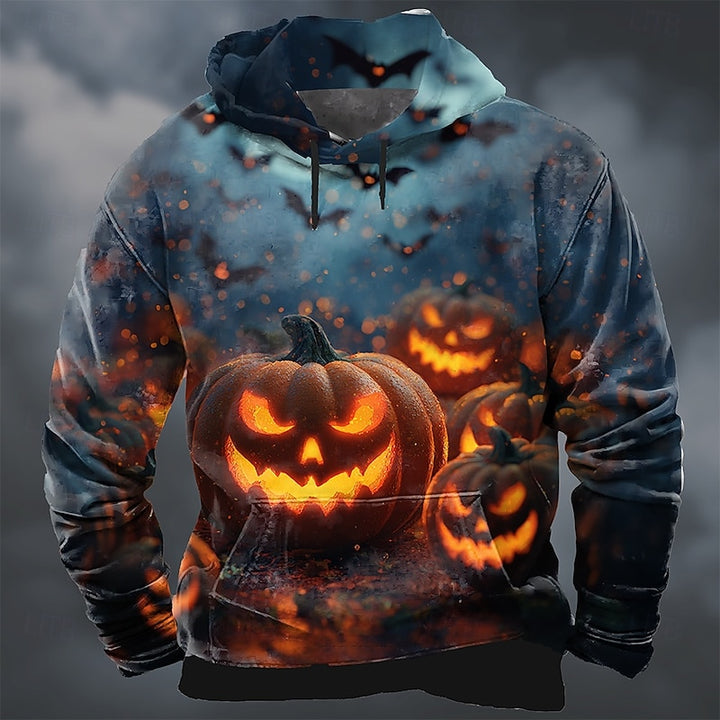 Sebastian | Halloween Pumpkin Graphic Hoodie