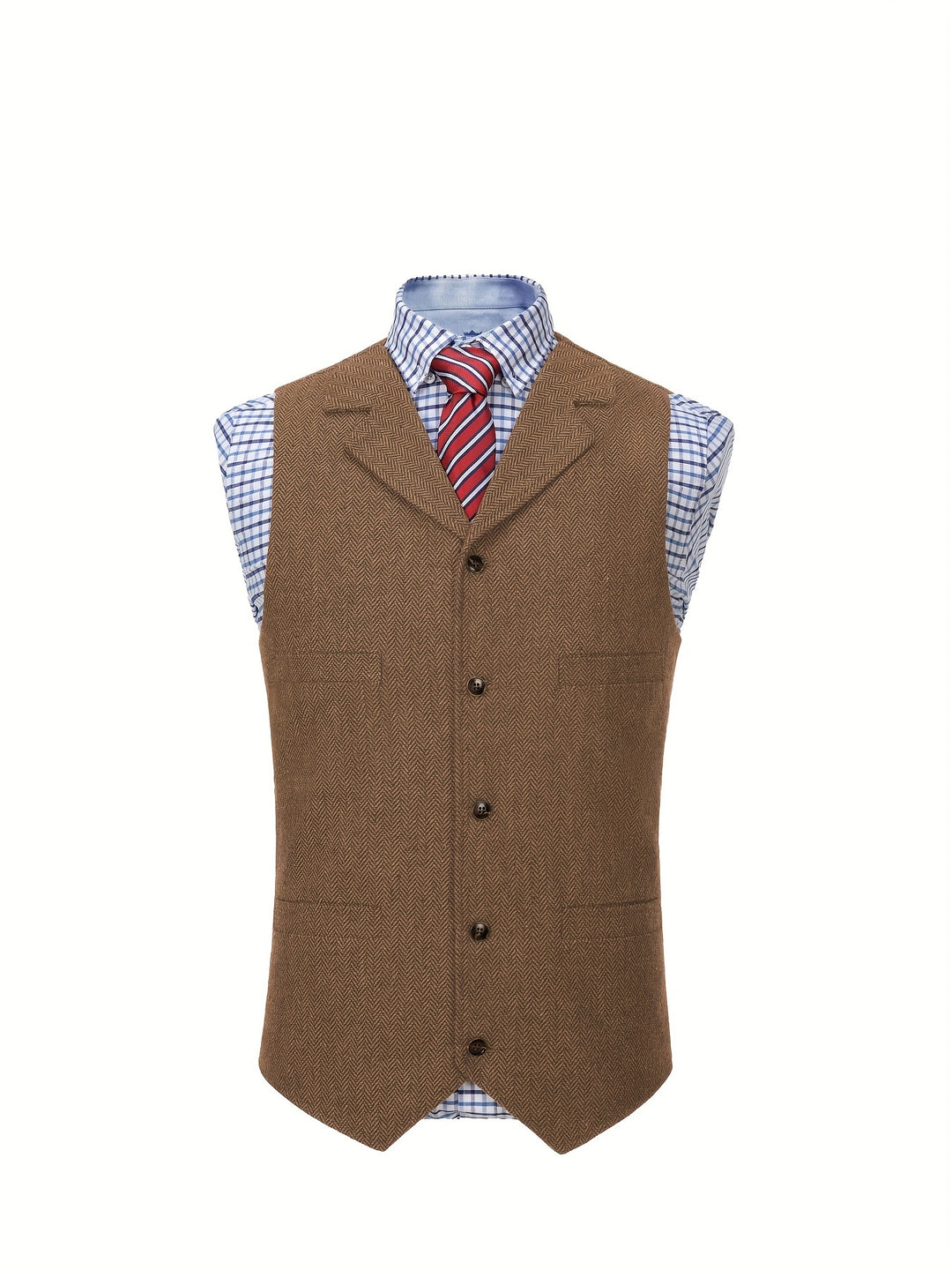 Waylon | Heritage Herringbone Vest