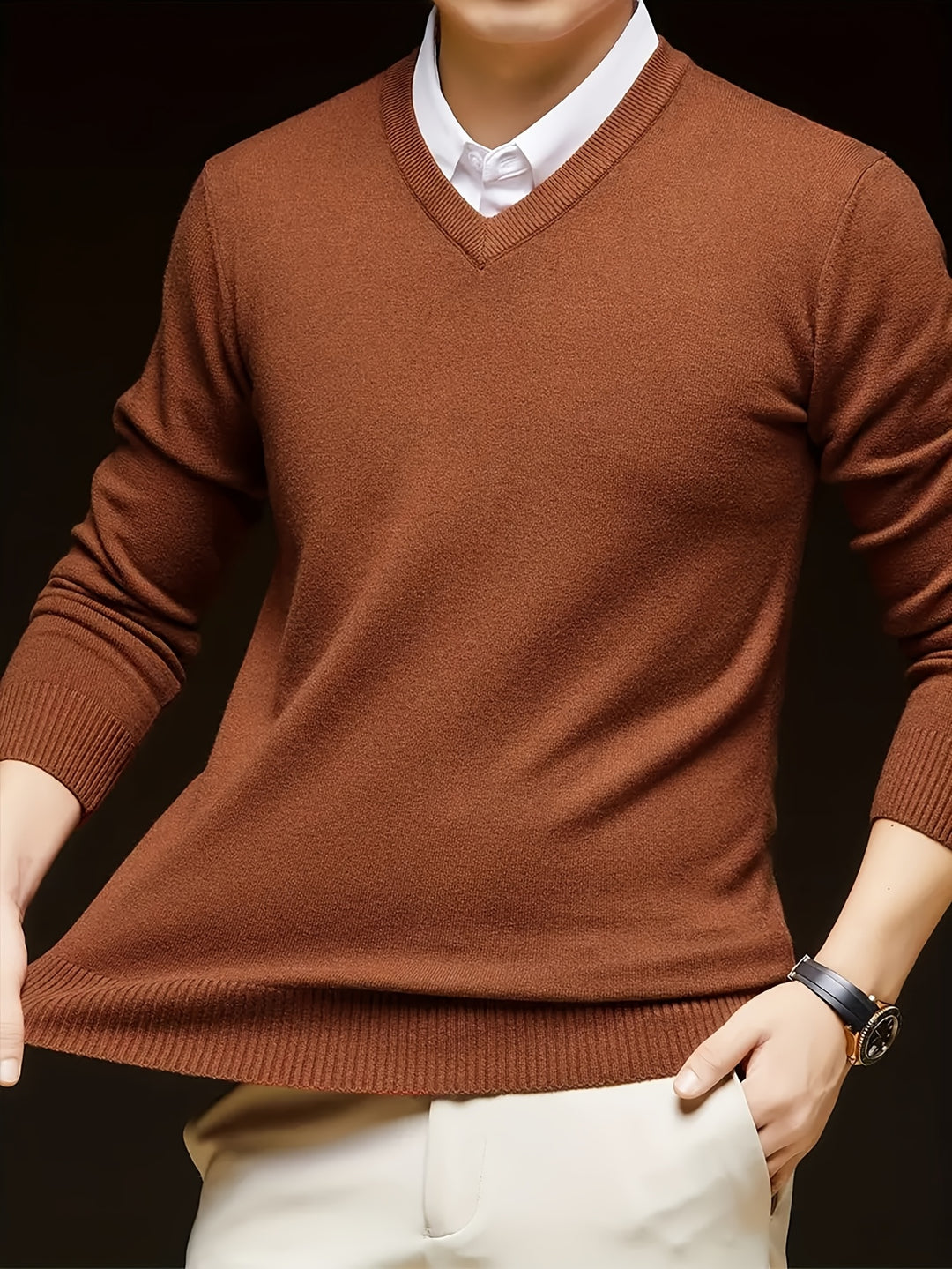Alexander | Refined V-Neck Sweater