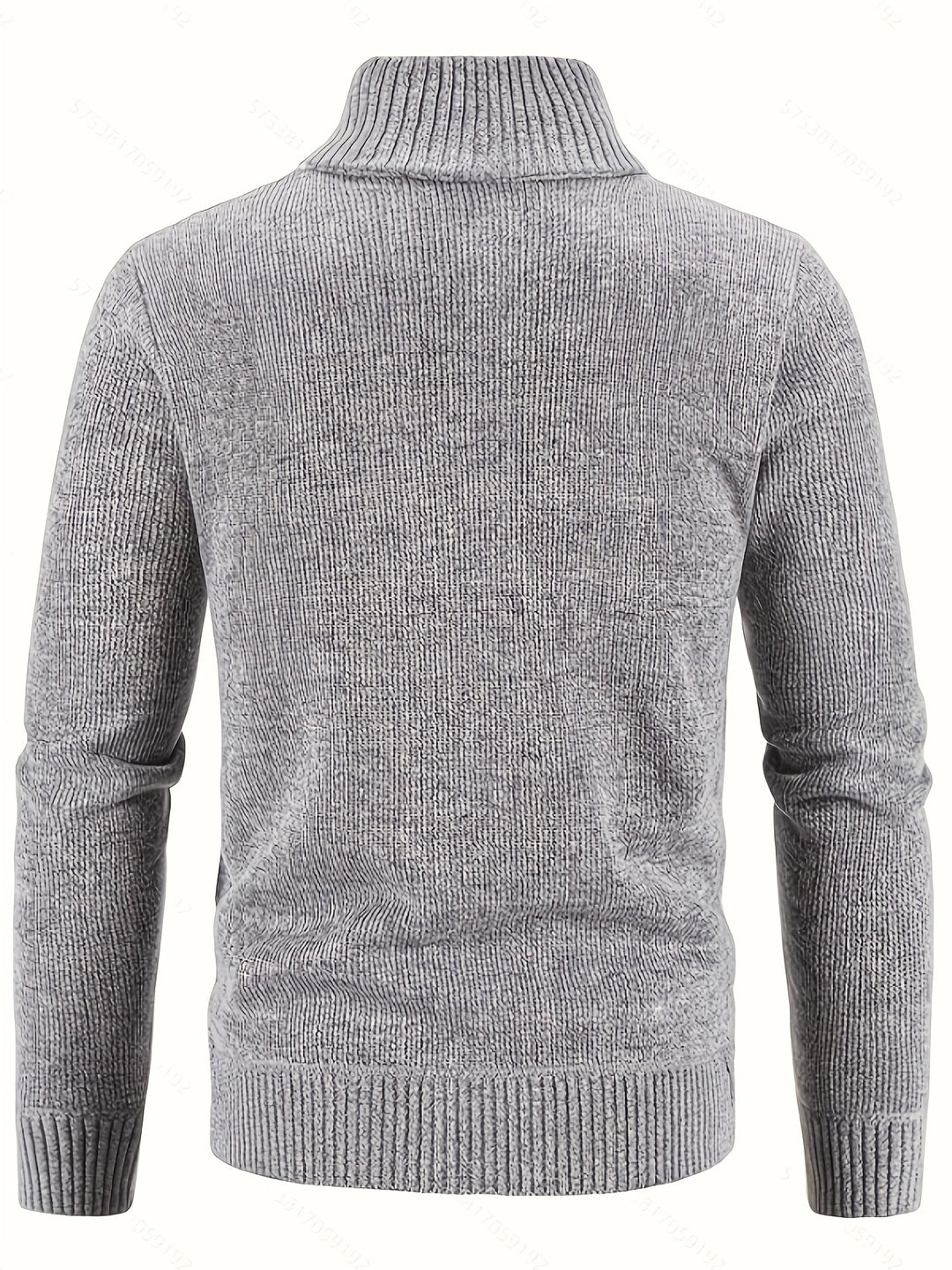 Malcolm | Textured Zip-Up Cardigan