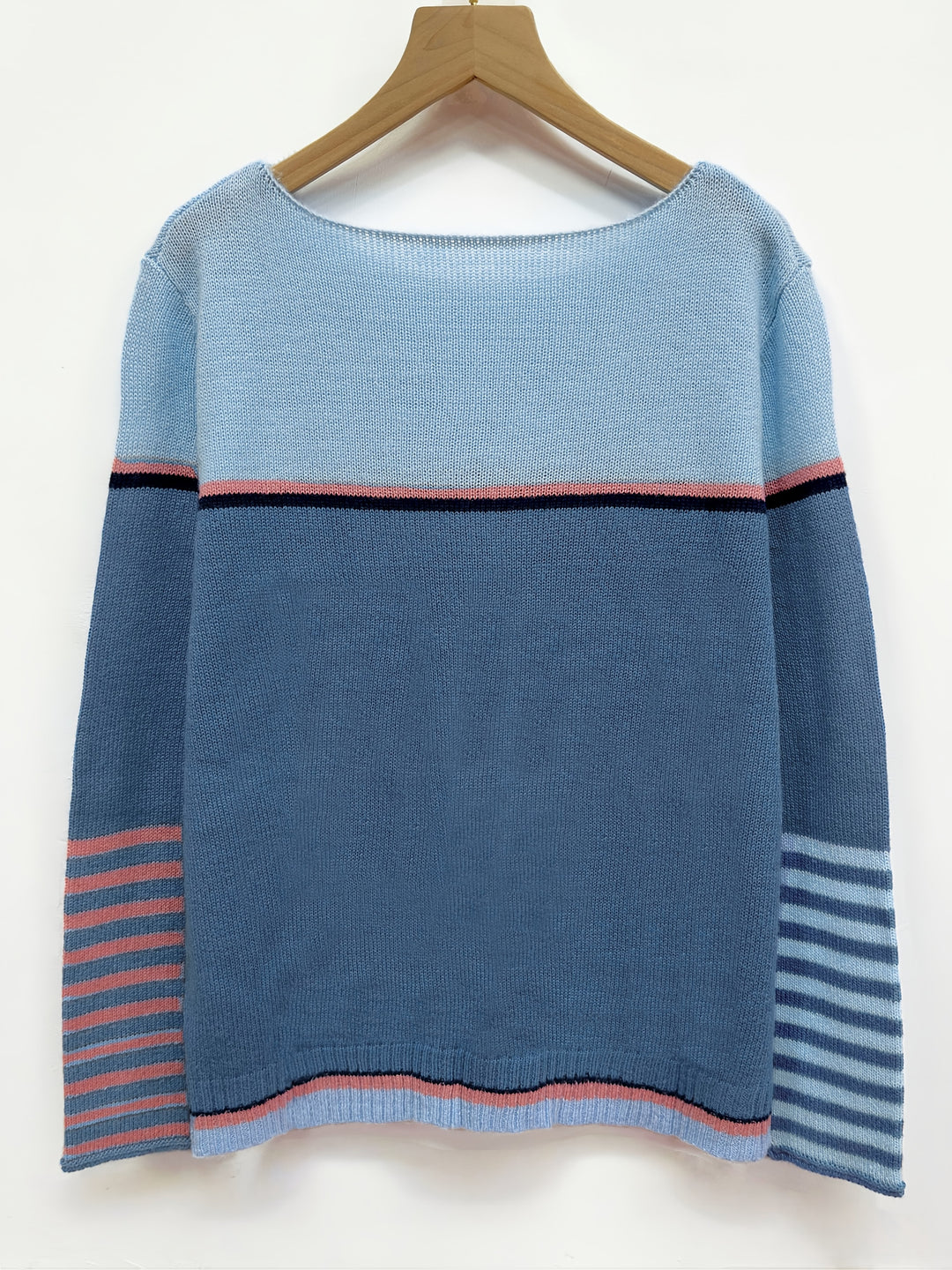 Sabine | Boat-Neck Color-Block Sweater