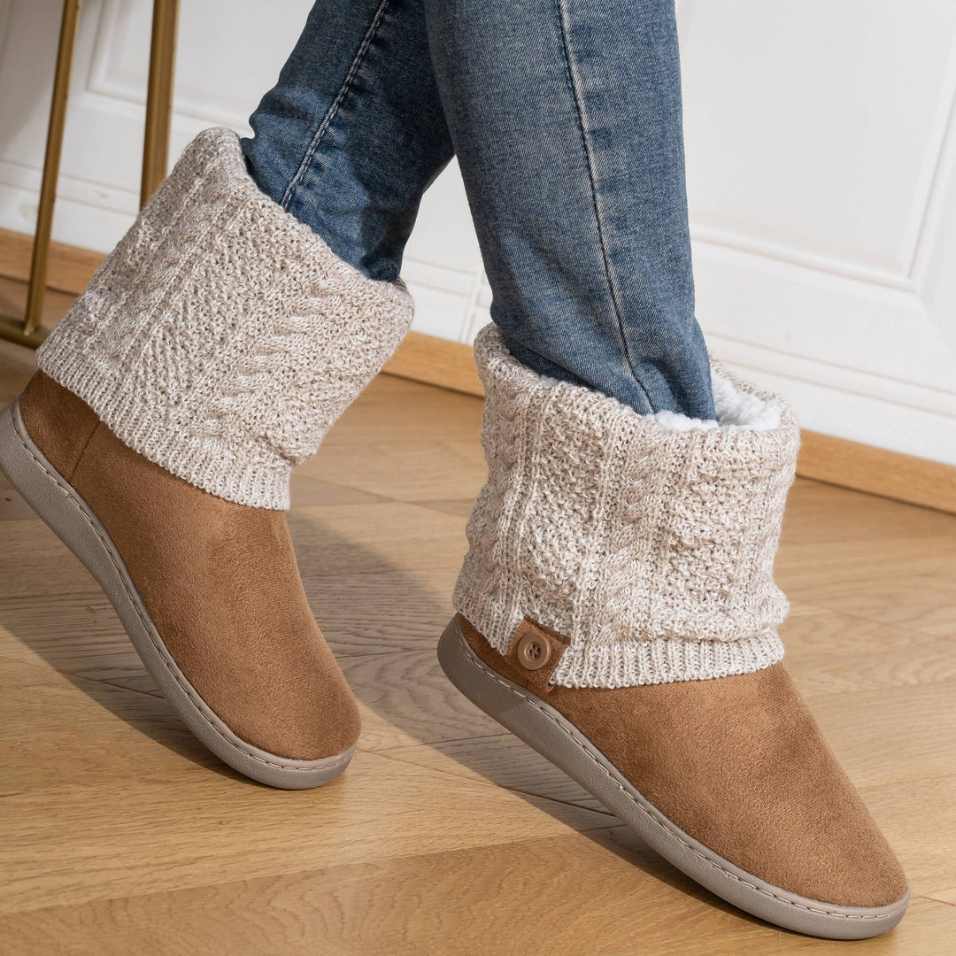 Willow | Cozy Fold-Cuff Boots