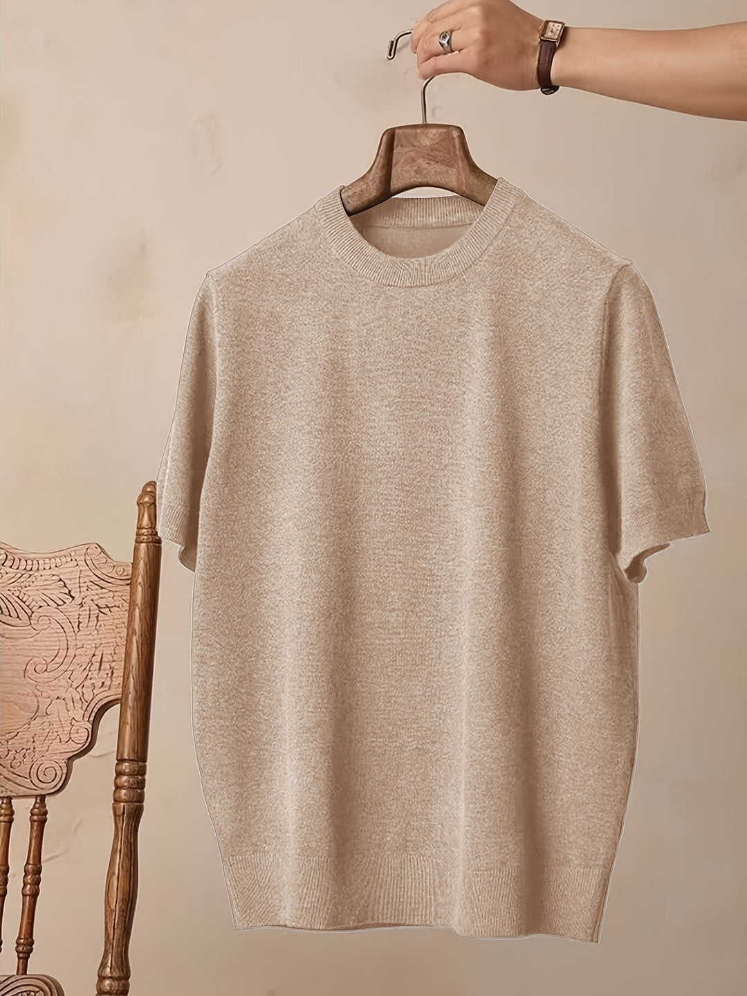 Emerson | Refined Crew-Neck Short-Sleeve Top