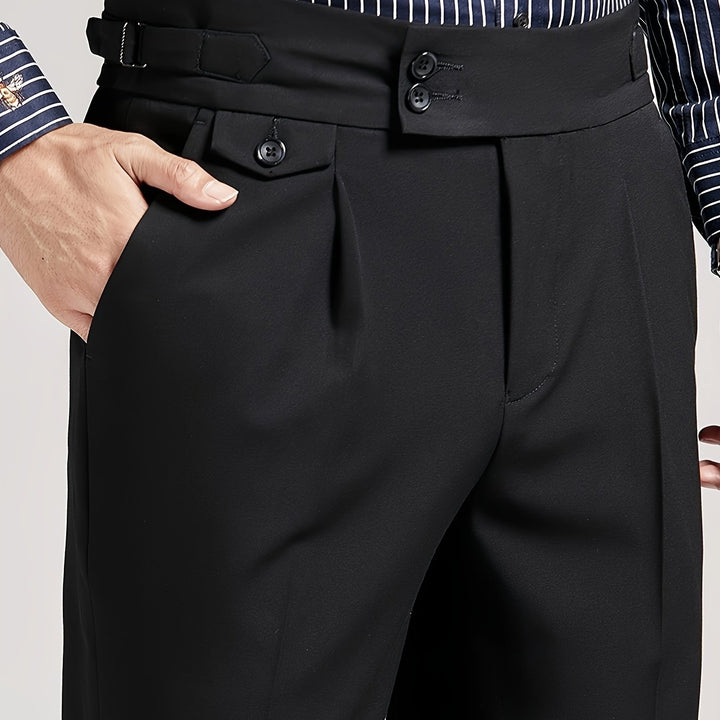 Ellis | Tailored Single-Pleat Trousers