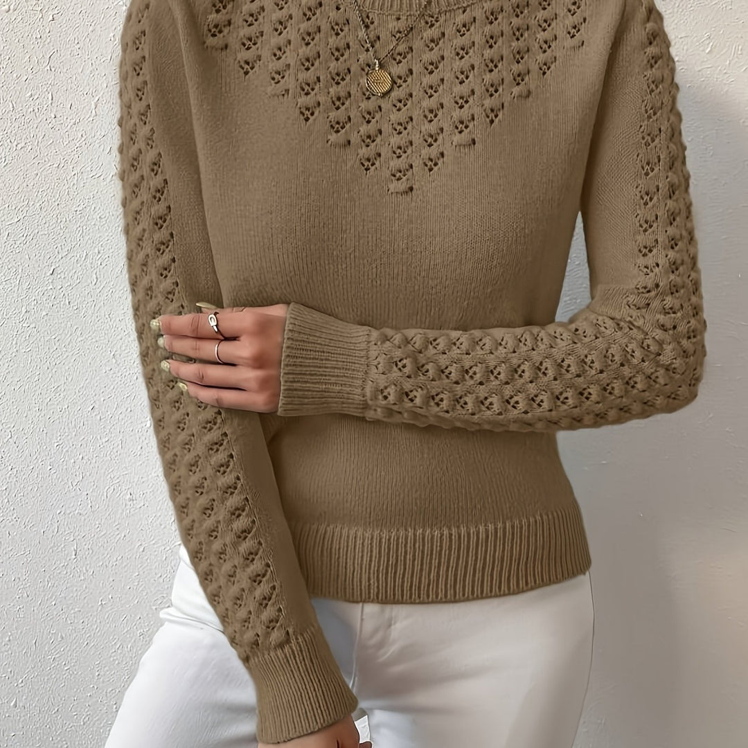 Celia | Delicate Pointelle Pullover