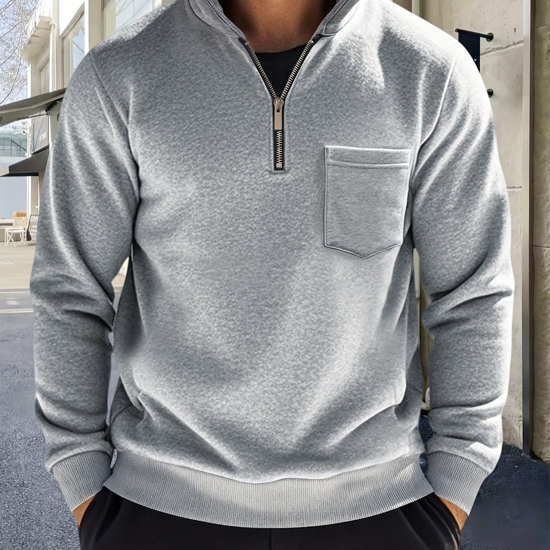 Donovan | Half-Zip Stand-Collar Pullover
