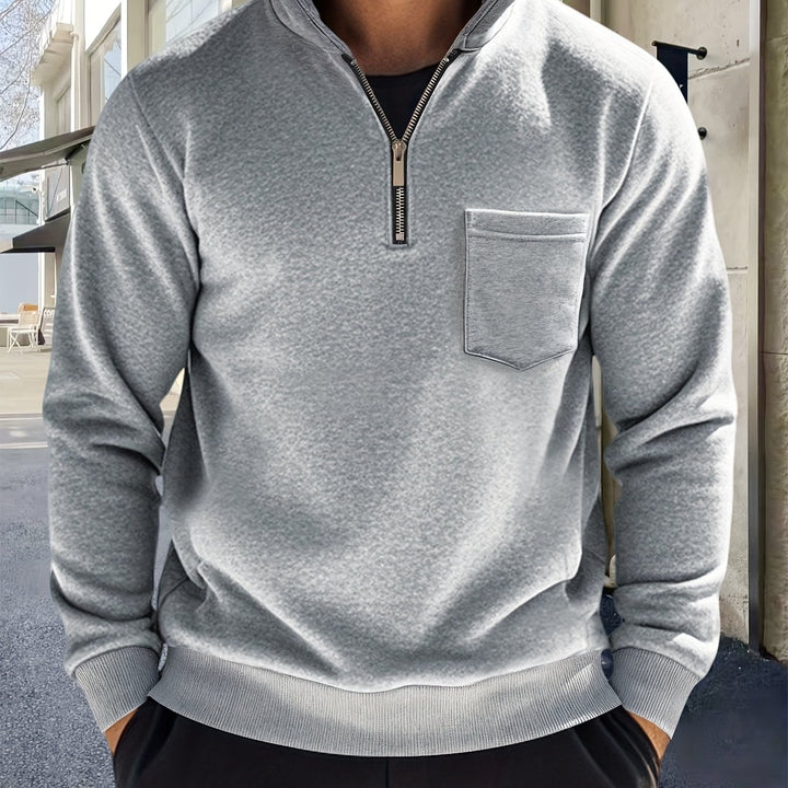 Donovan | Half-Zip Stand-Collar Pullover