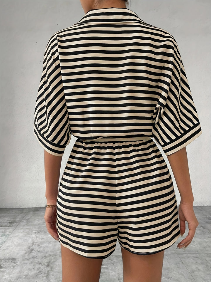 Camilla | Relaxed Striped Romper