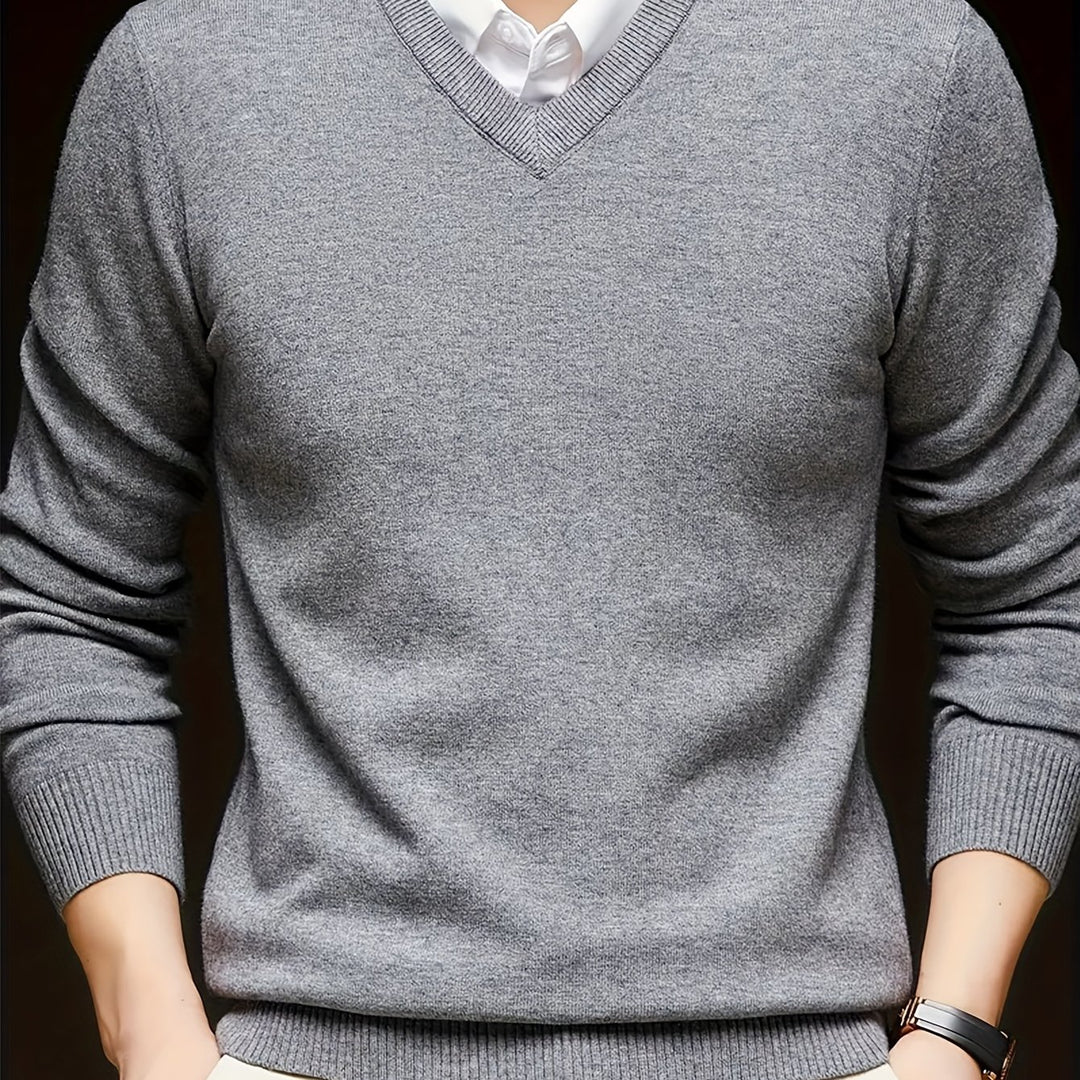Alexander | Refined V-Neck Sweater