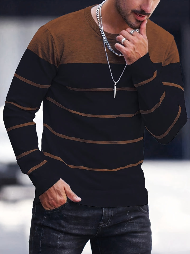 Bennington | Classic Striped Crew Neck Sweater