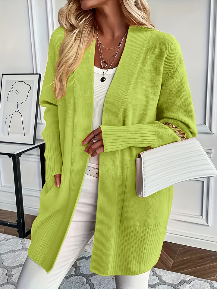 Charlotte | Draped Open-Front Cardigan