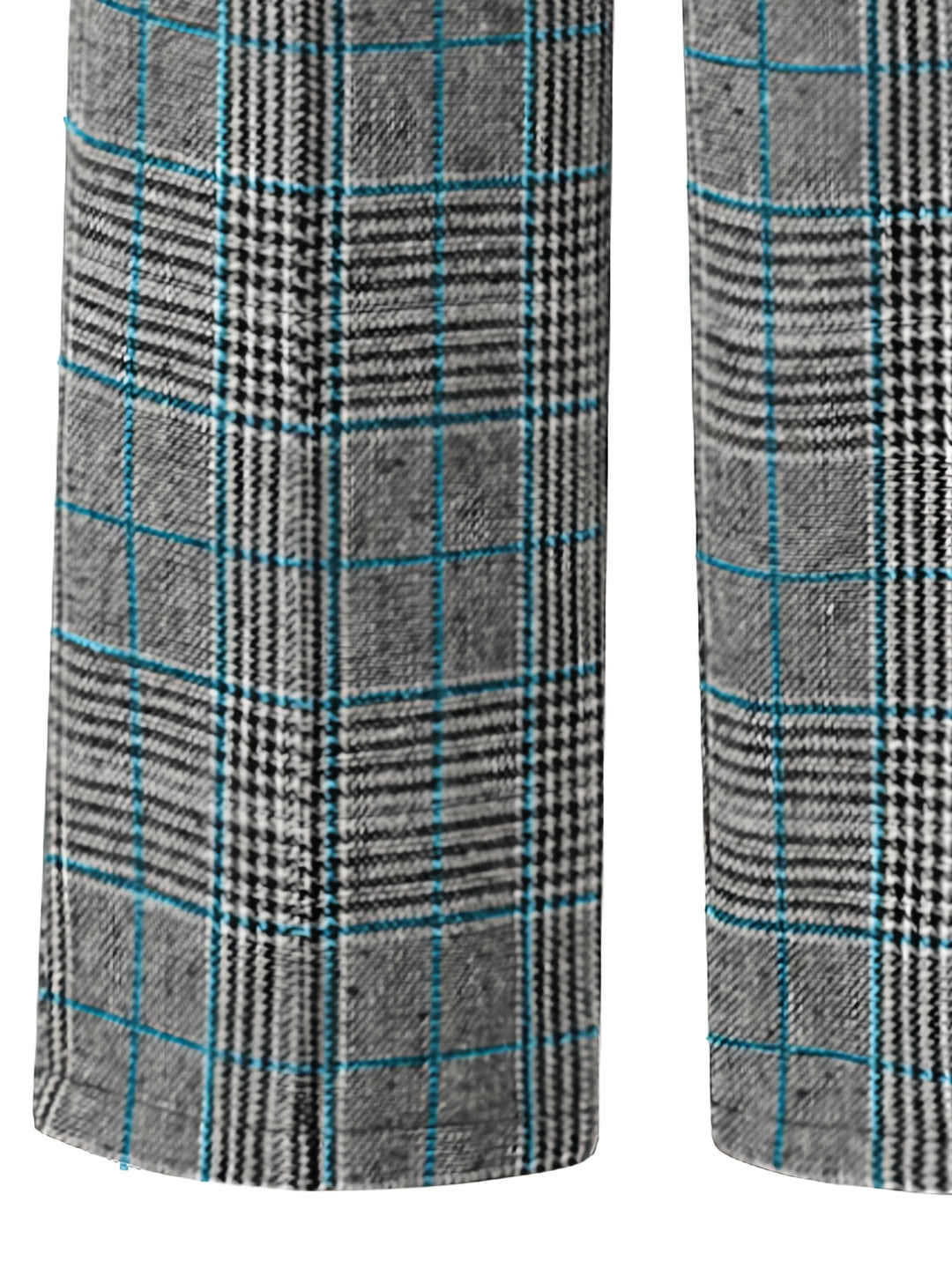 Brooke | Refined Wide-Leg Plaid Trousers