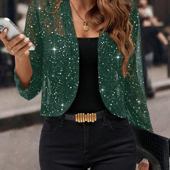 Simone | Shimmer Cropped Jacket