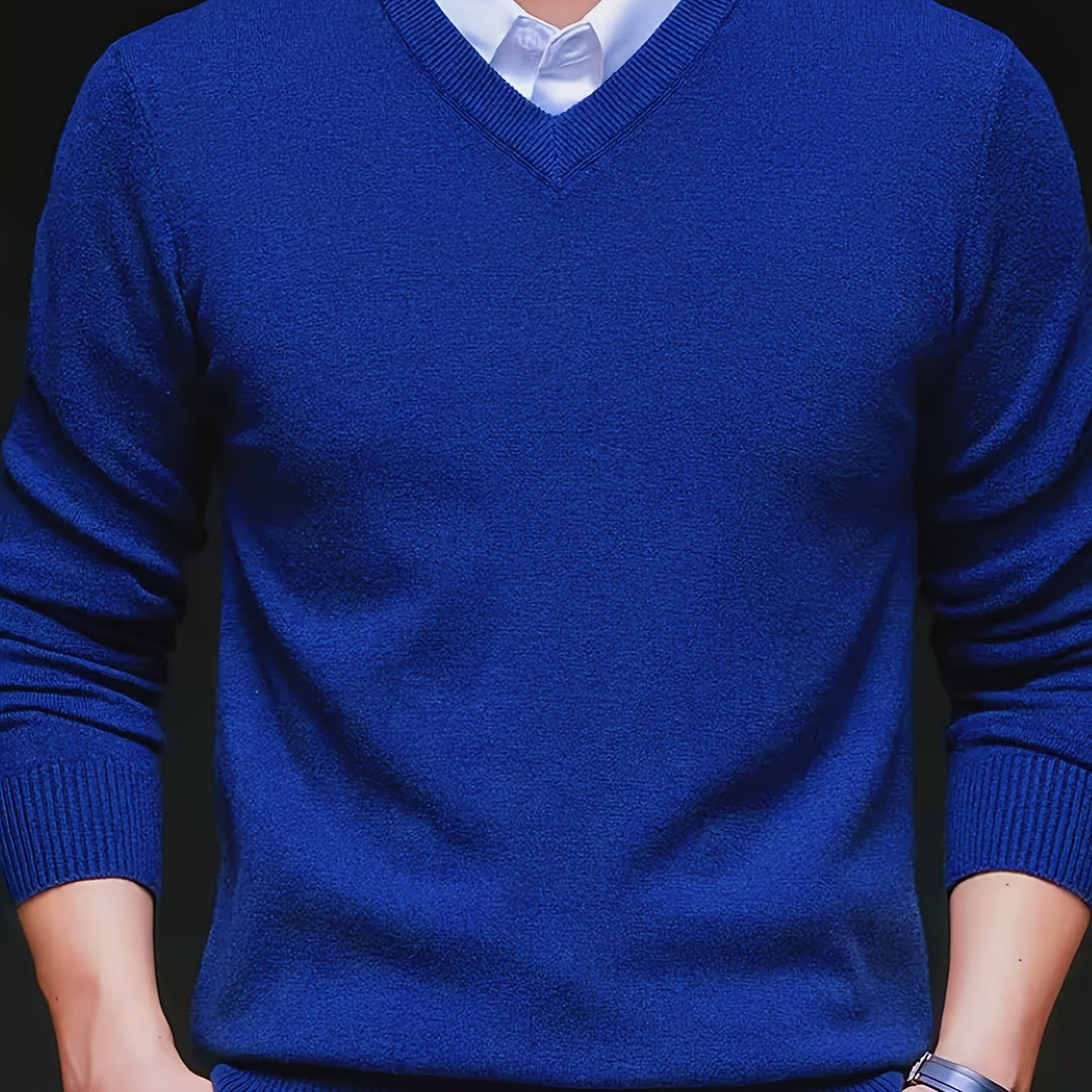 Vincent | Refined V-Neck Sweater