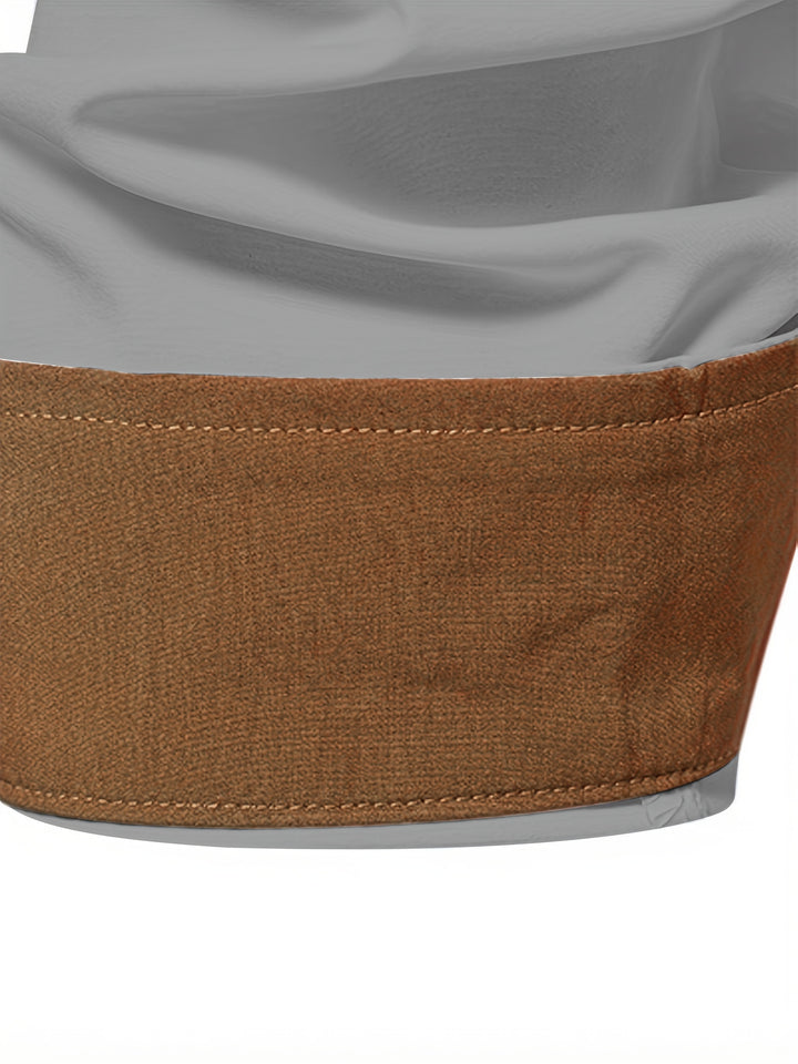 Harlan | Contrast-Trim Button-Up Shirt