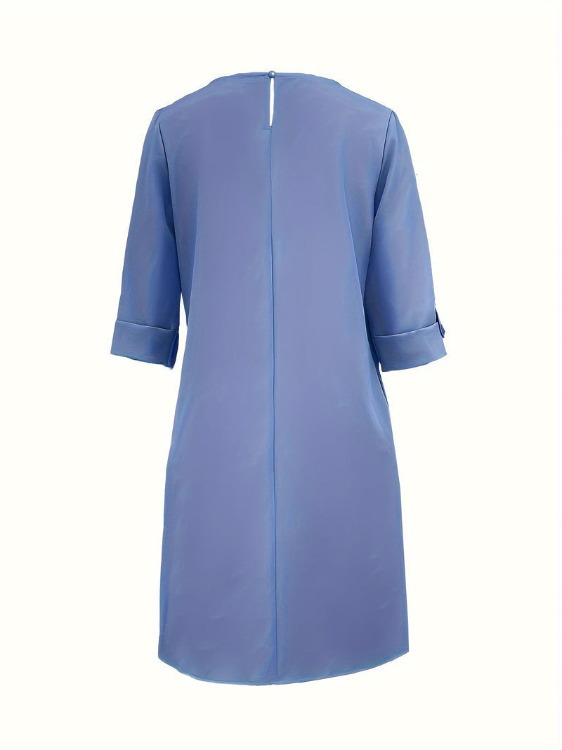Eleanor | Comfortable Round Neck Dress