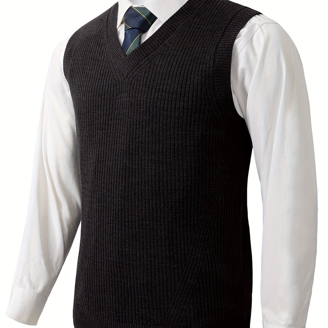 Gordon | Refined V-Neck Sweater Vest