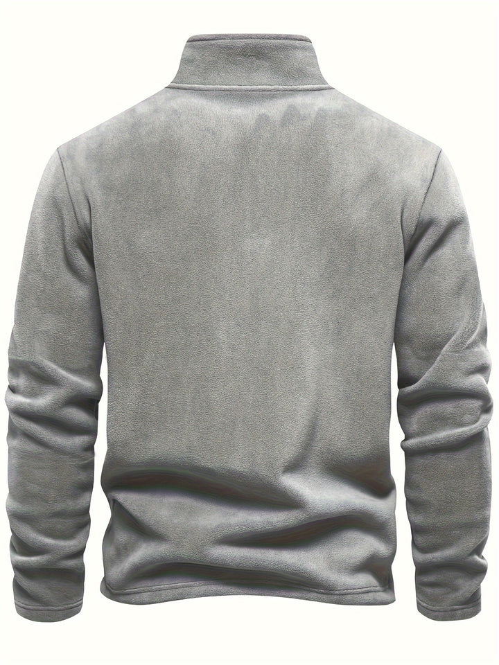 Fletcher | Stand-Collar Half-Zip Pullover