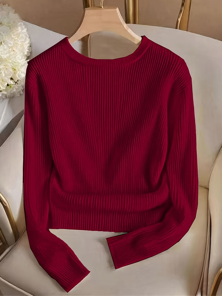 Sylvia | Refined Ribbed Top