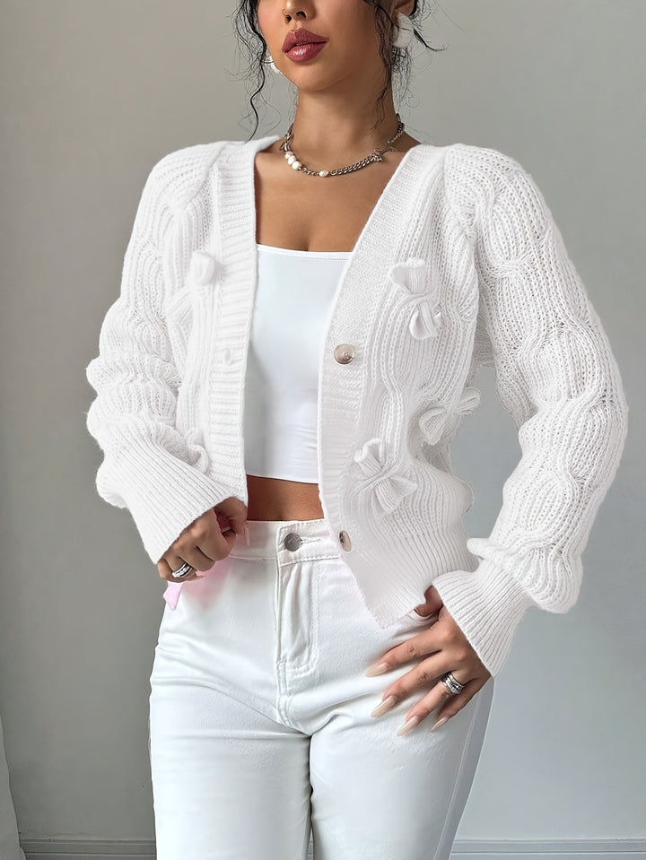 Margot | Soft Bow-Detail Cardigan