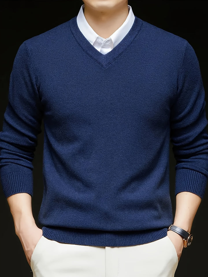 Alexander | Refined V-Neck Sweater