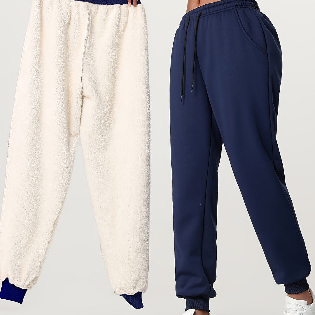 Heather | Cozy Cuffed Lounge Joggers