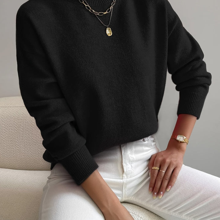 Annika | Refined Mock Neck Sweater