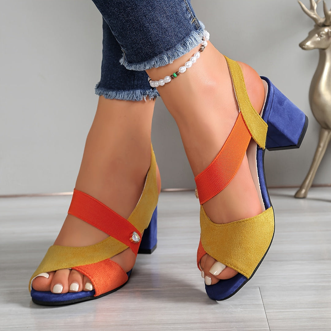 Josephine | Cushioned Block Heel Sandals