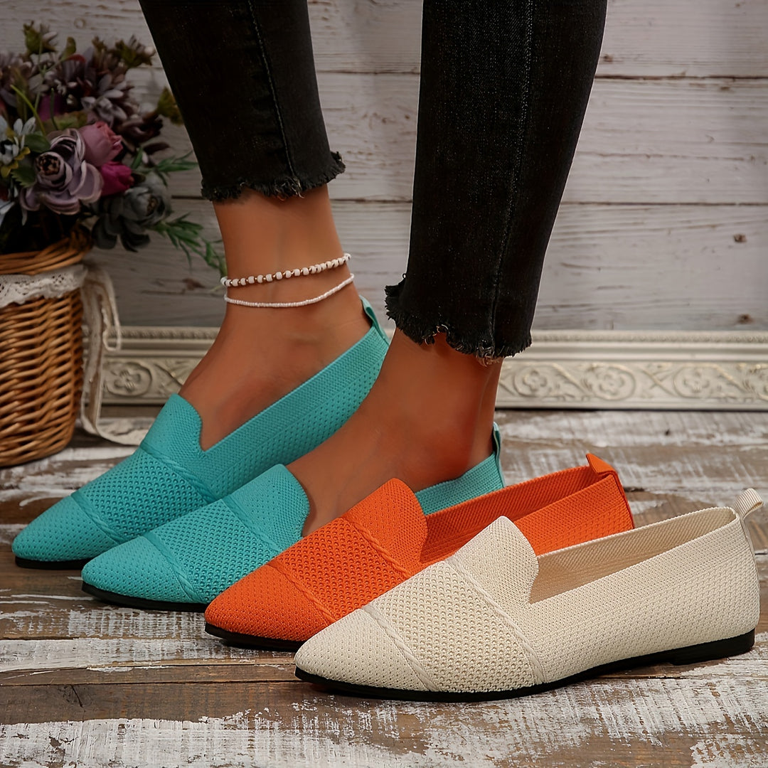 Delia | Pointed Comfort Flats