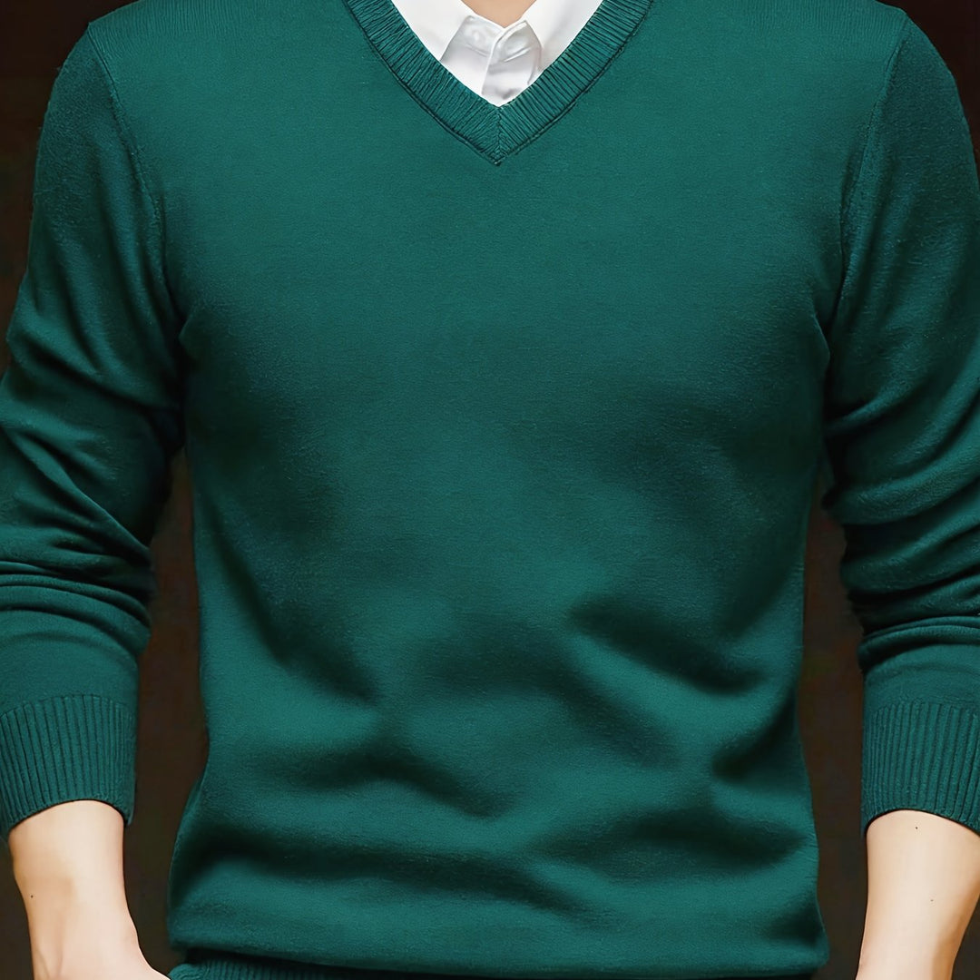 Vincent | Refined V-Neck Sweater