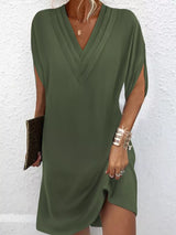 Emery | Classic V Neck Mini Dress