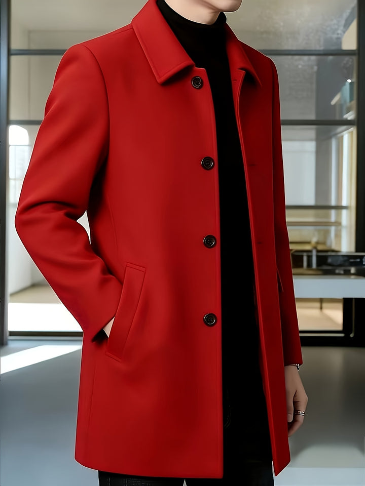 Anthony | Refined Single-Breasted Coat