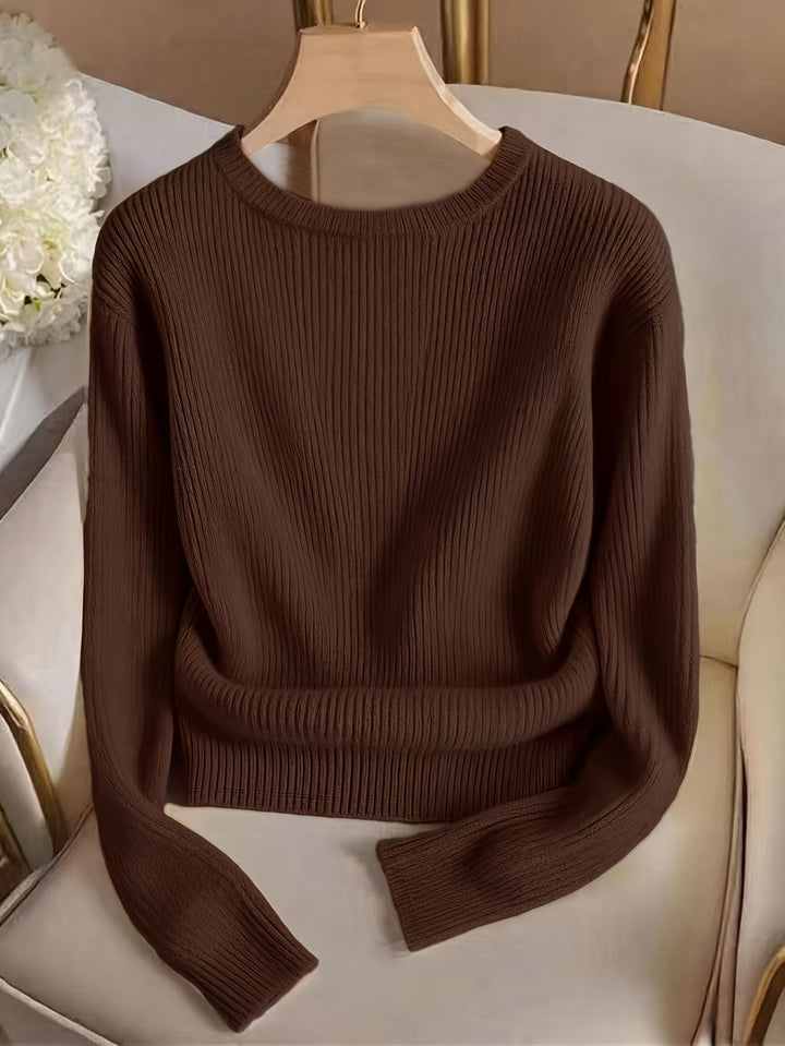 Sylvia | Refined Ribbed Top