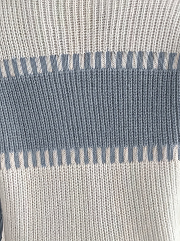 Lorna | Colour-Block Striped Sweater