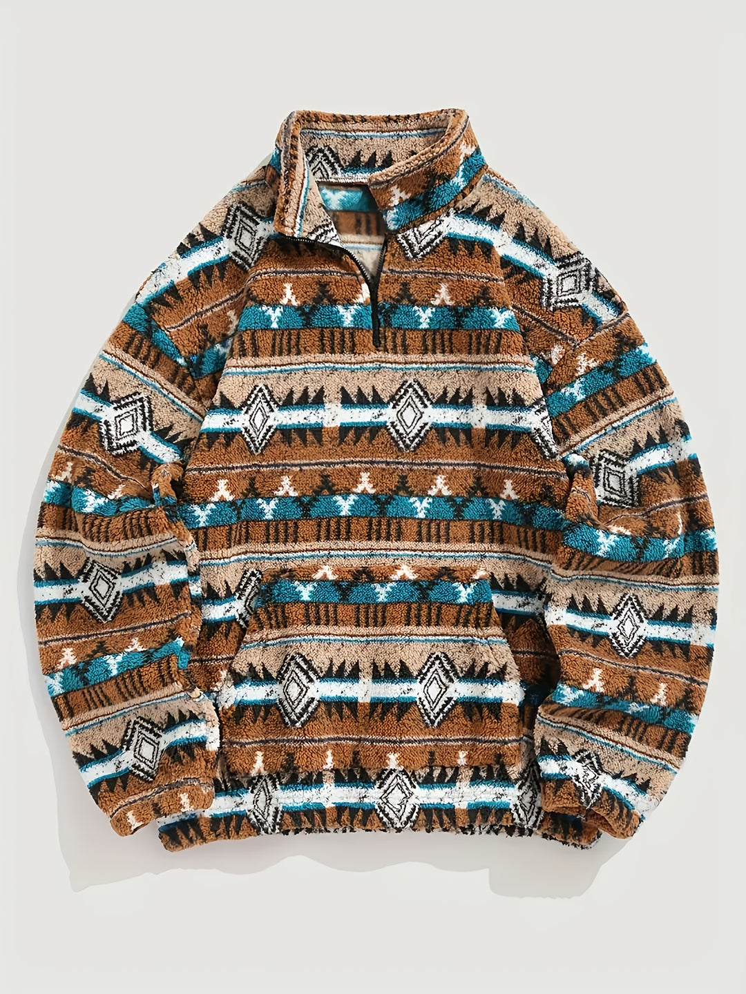 Dawson | Patterned Half-Zip Pullover